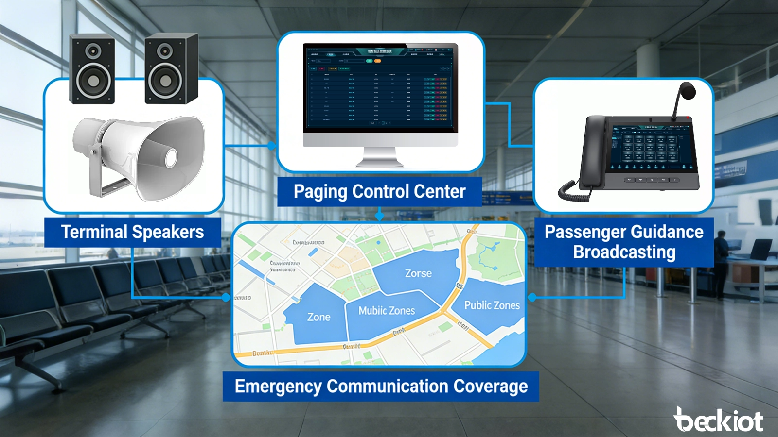Airport and Transport Hub PAGA Solution