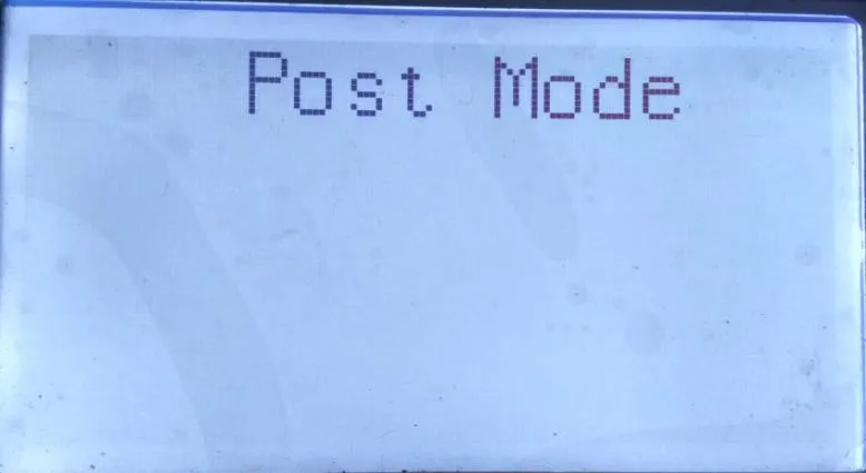 處於POST模式的電話
