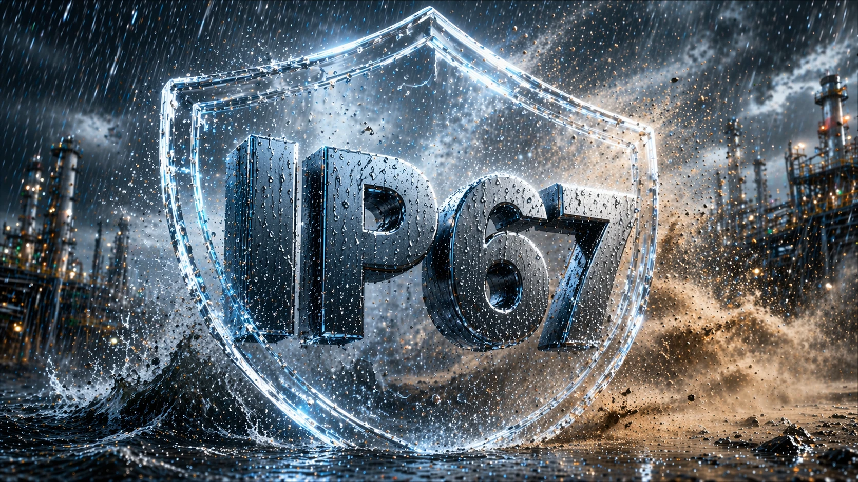 密閉式電氣外殼執行 IP67 規範短暫浸水防護測試