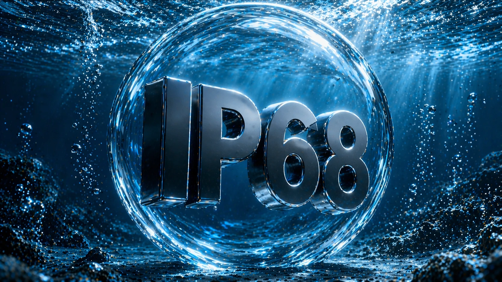 IP68 建立在第一位數 6 的防塵保護之上，並透過涵蓋在定義條件下的連續浸水，將防水保護擴展到 IP67 之外。