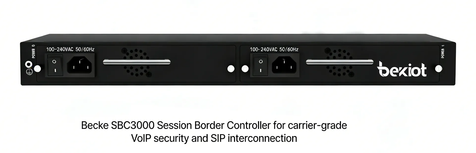 Becke SBC3000 會話邊界控制器，提供電信級VoIP安全與SIP互聯能力