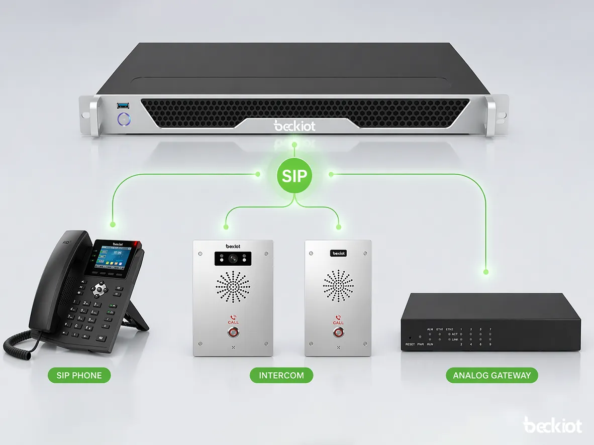 具有多種端點類型的開放式SIP互操作性