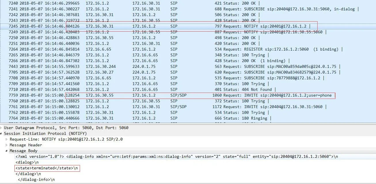 SIP Packet Capture Filter