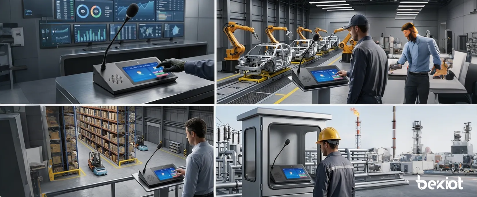 GP600VN SIP麥克風應用於現代控制室