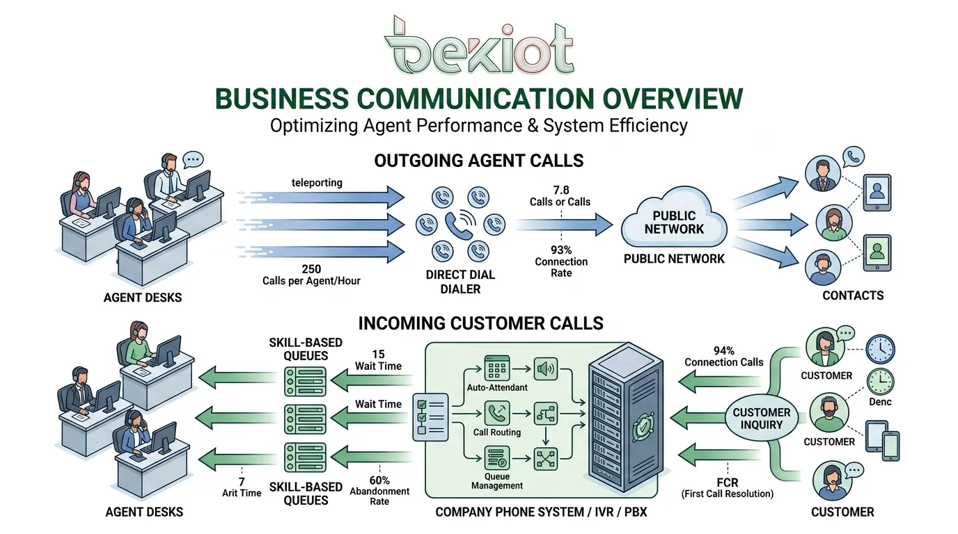 呼出電話與呼入電話：關鍵區別、功能與應用場景