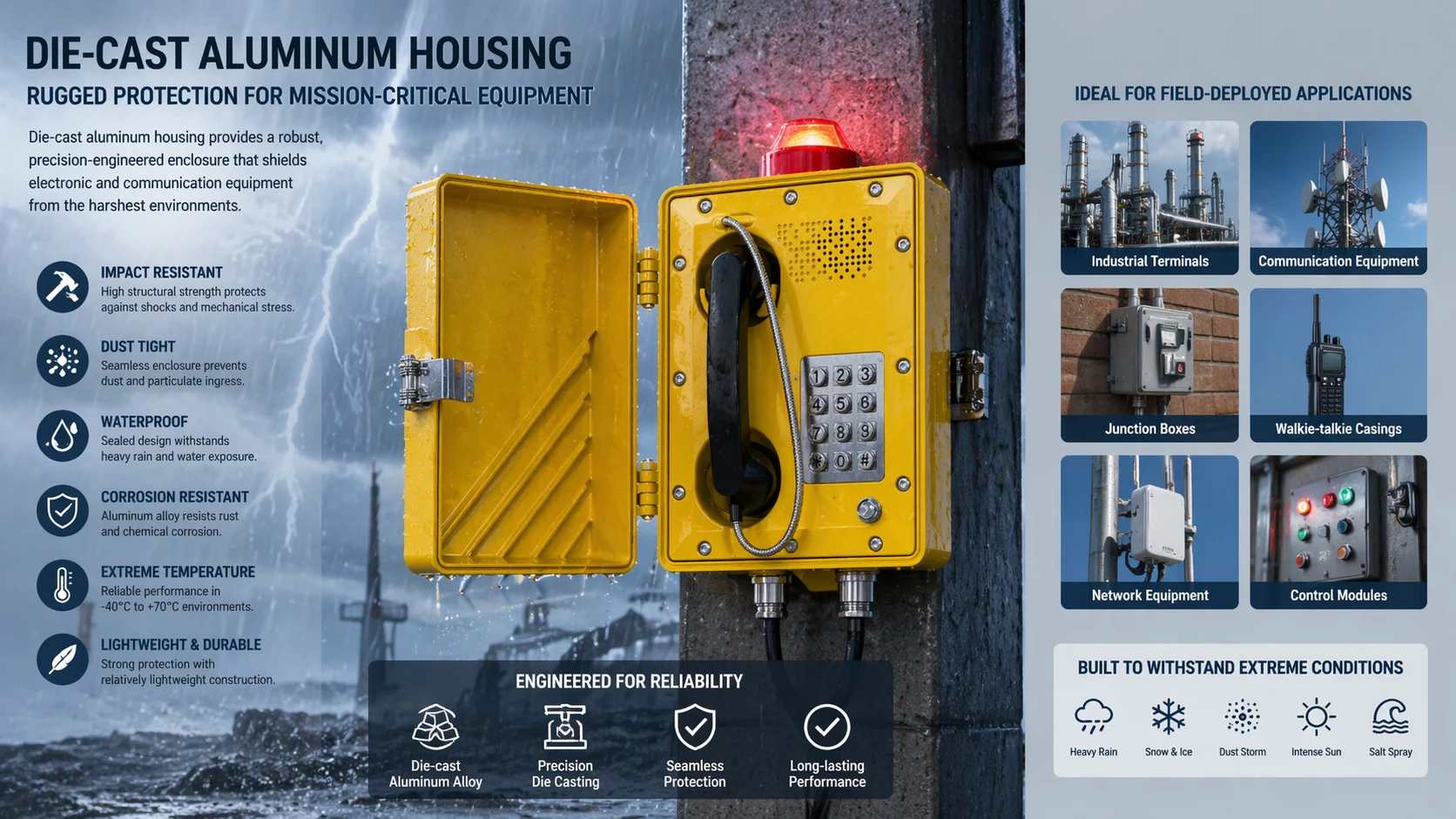 什麼是壓鑄鋁外殼？標準、防護等級與應用