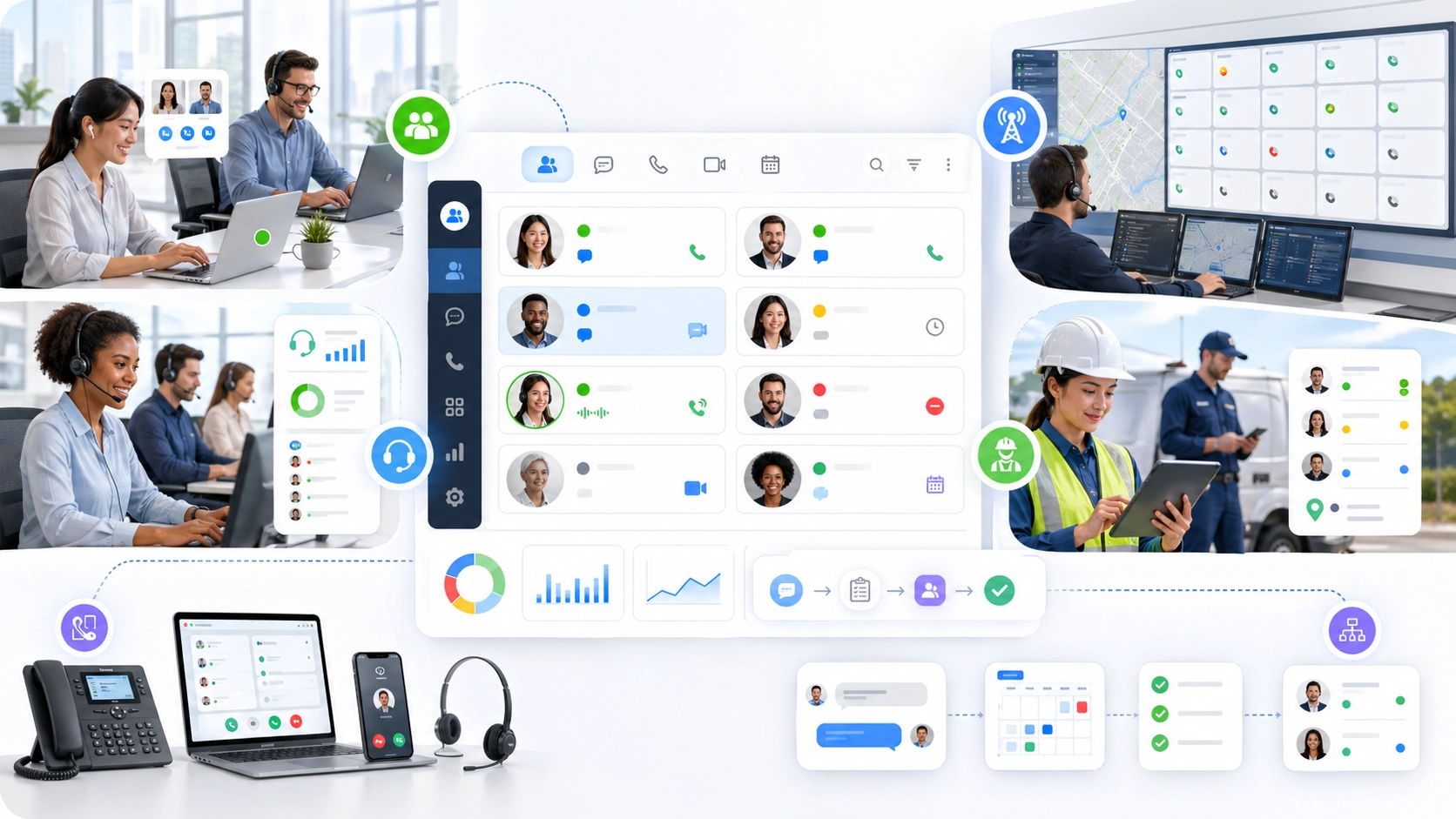 Presence 在整合通訊呼叫處理界面中最佳化呼叫路由、轉接決策和操作員可用性