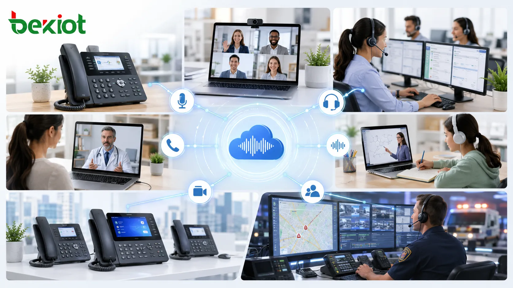 HD Voice 在 VoIP、SIP 電話、視訊會議、客服中心、遠距醫療、教育及調度通訊中的應用