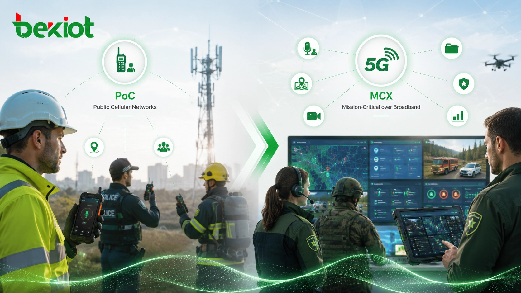 從PoC到MCX：寬帶關鍵任務通信的演變