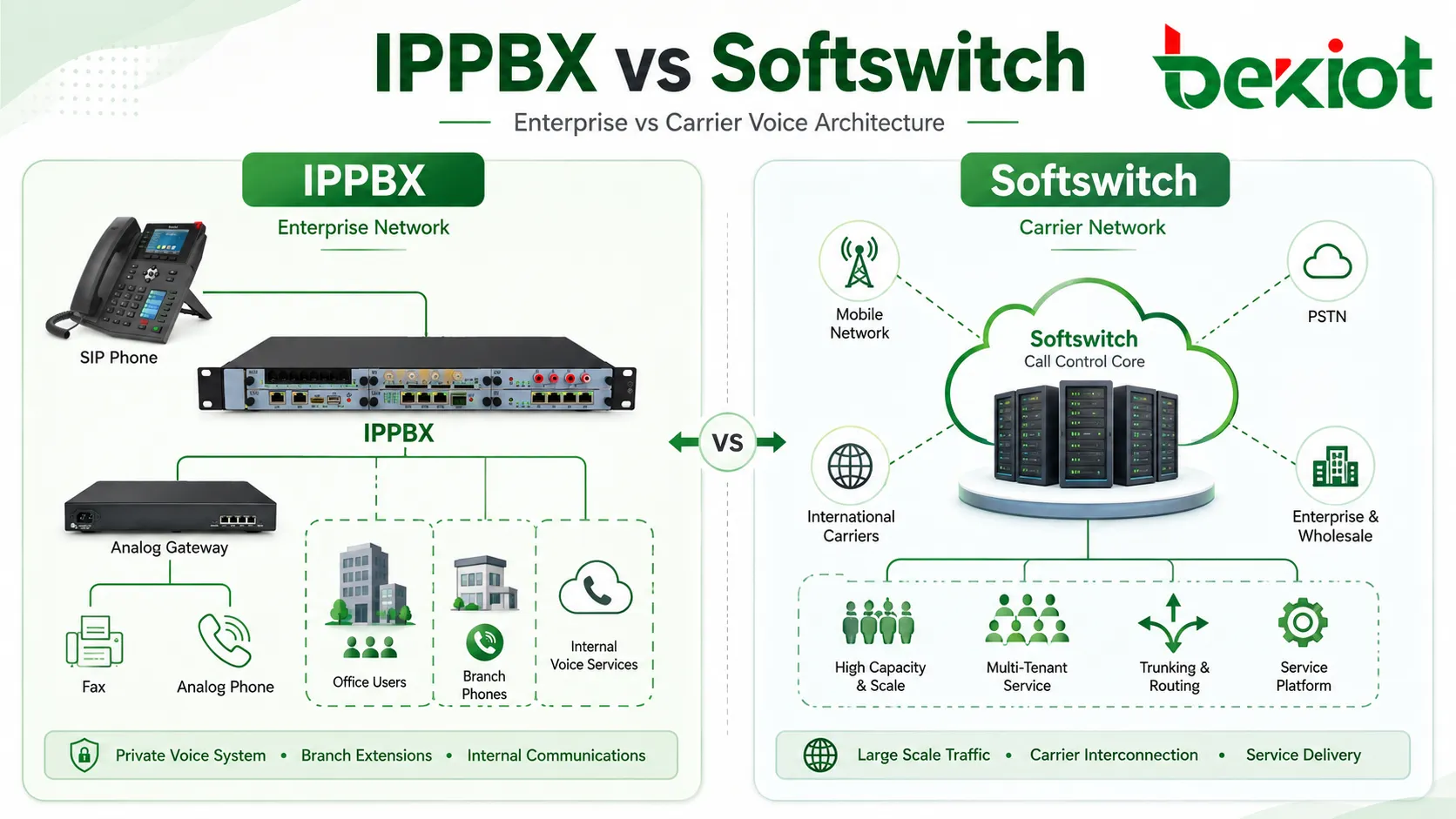 IPPBX 與軟交換：主要差異與實用解決方案指南