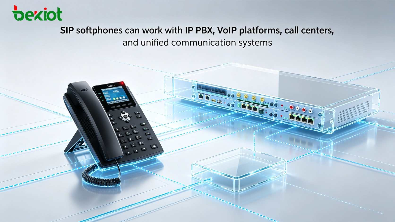 SIP 軟體電話與 IP PBX、統一通訊及客服中心平台的整合