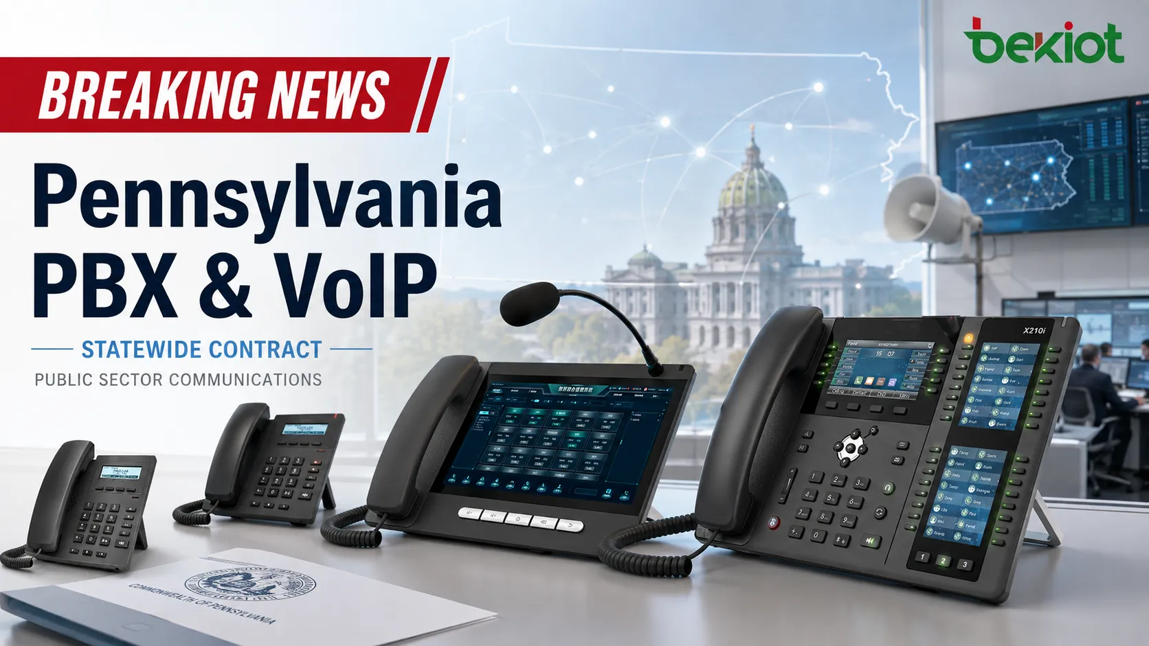 即時消息：ConnX 獲得賓夕法尼亞州 PBX 與 VoIP 合約