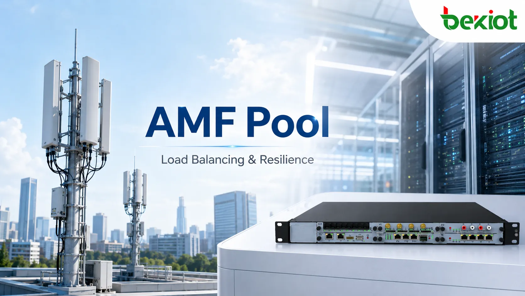 AMF Pool如何實現負載平衡與容錯？