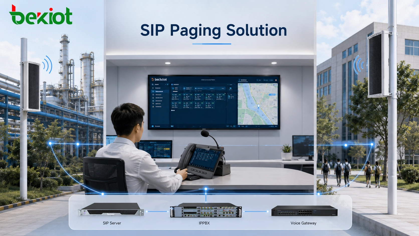 SIP音柱揚聲器整合指南：構建相容的IP尋呼解決方案