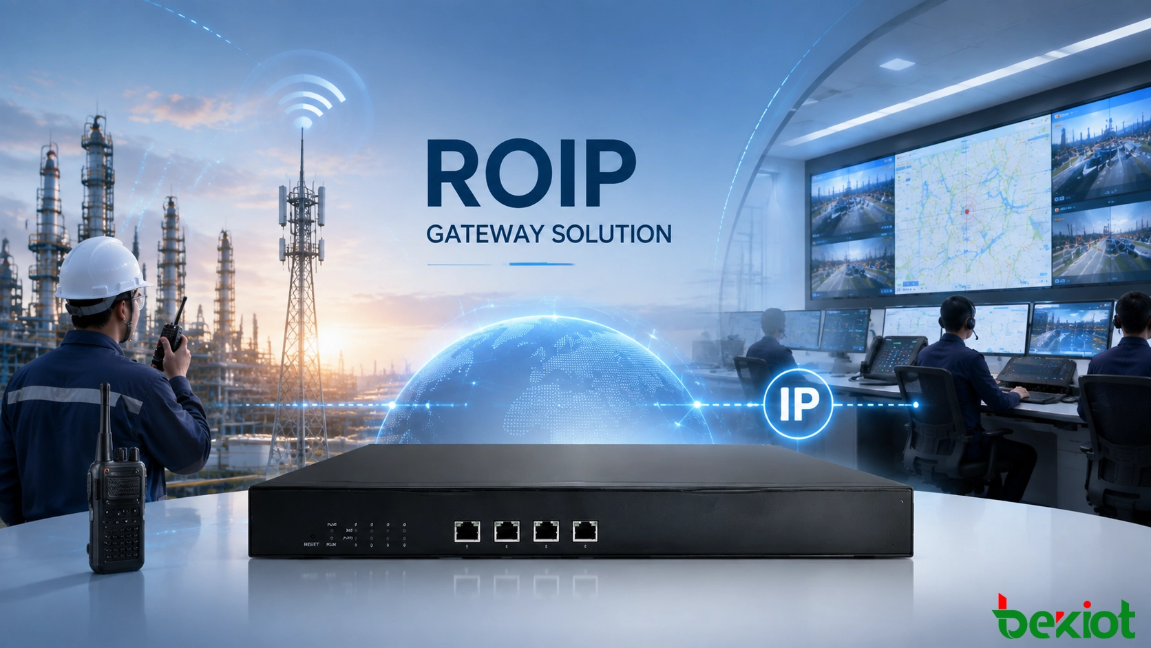如何建構 ROIP 閘道器通訊系統以整合無線電與 IP 網路