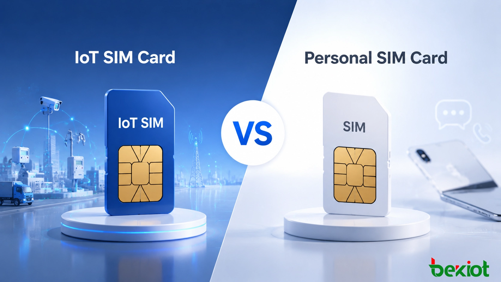 物聯網 SIM 卡與個人 SIM 卡：企業連線指南