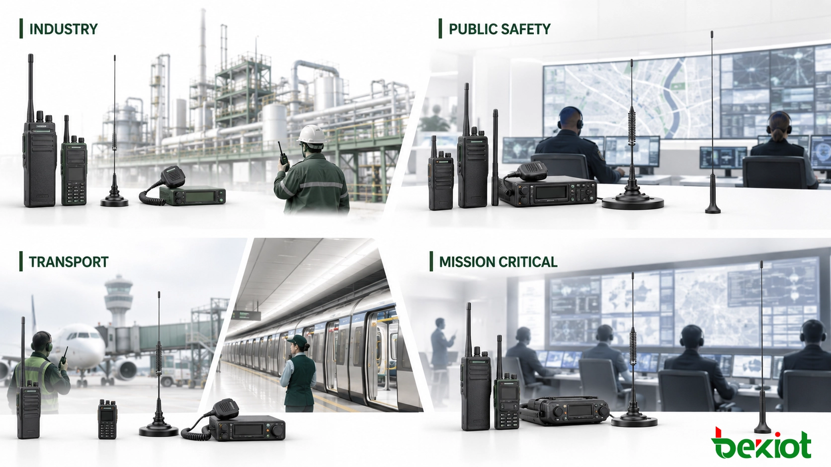 類比、DMR、P25、TETRA和PDT雙向無線電系統概述