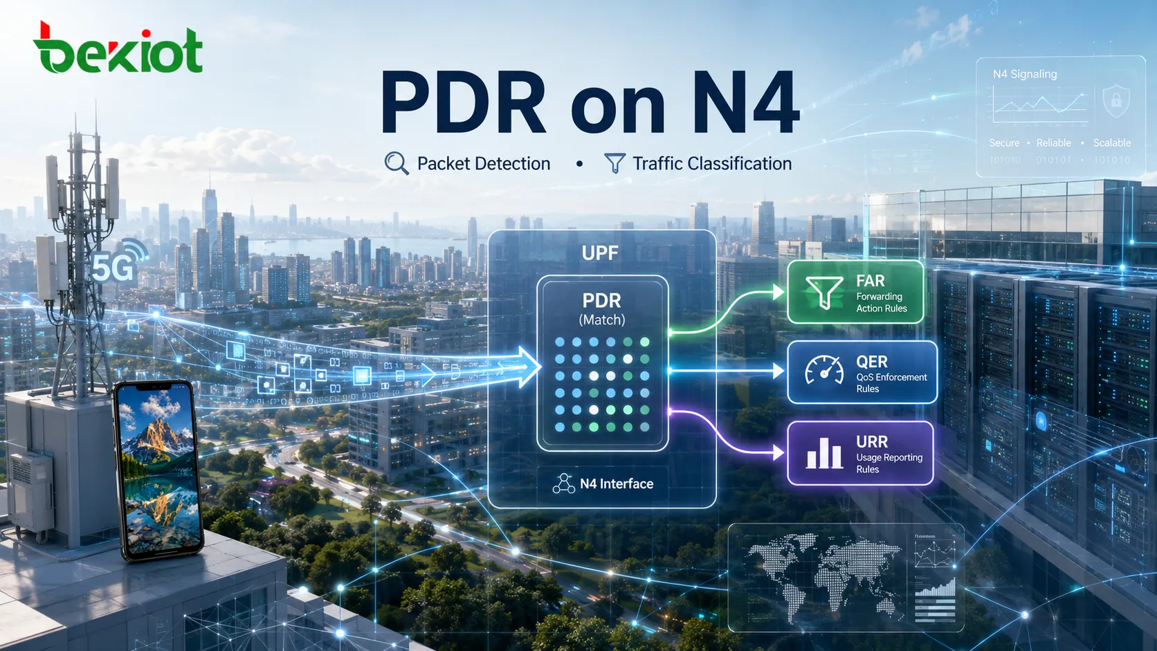 PDR 如何在 N4 接口上檢測並分類封包？