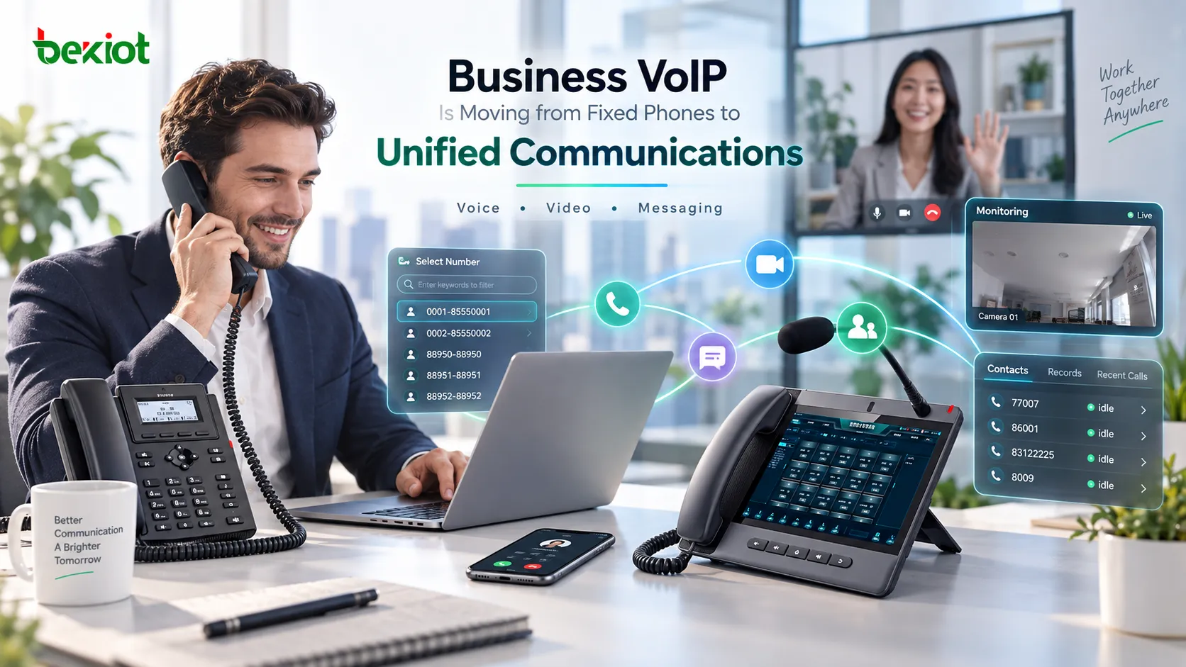 企業 VoIP 正從固定電話走向整合通訊平台
