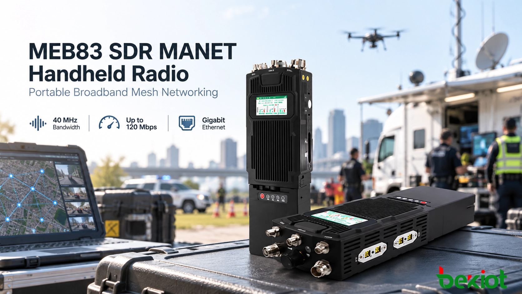 MEB83 SDR MANET手持電台產品外觀