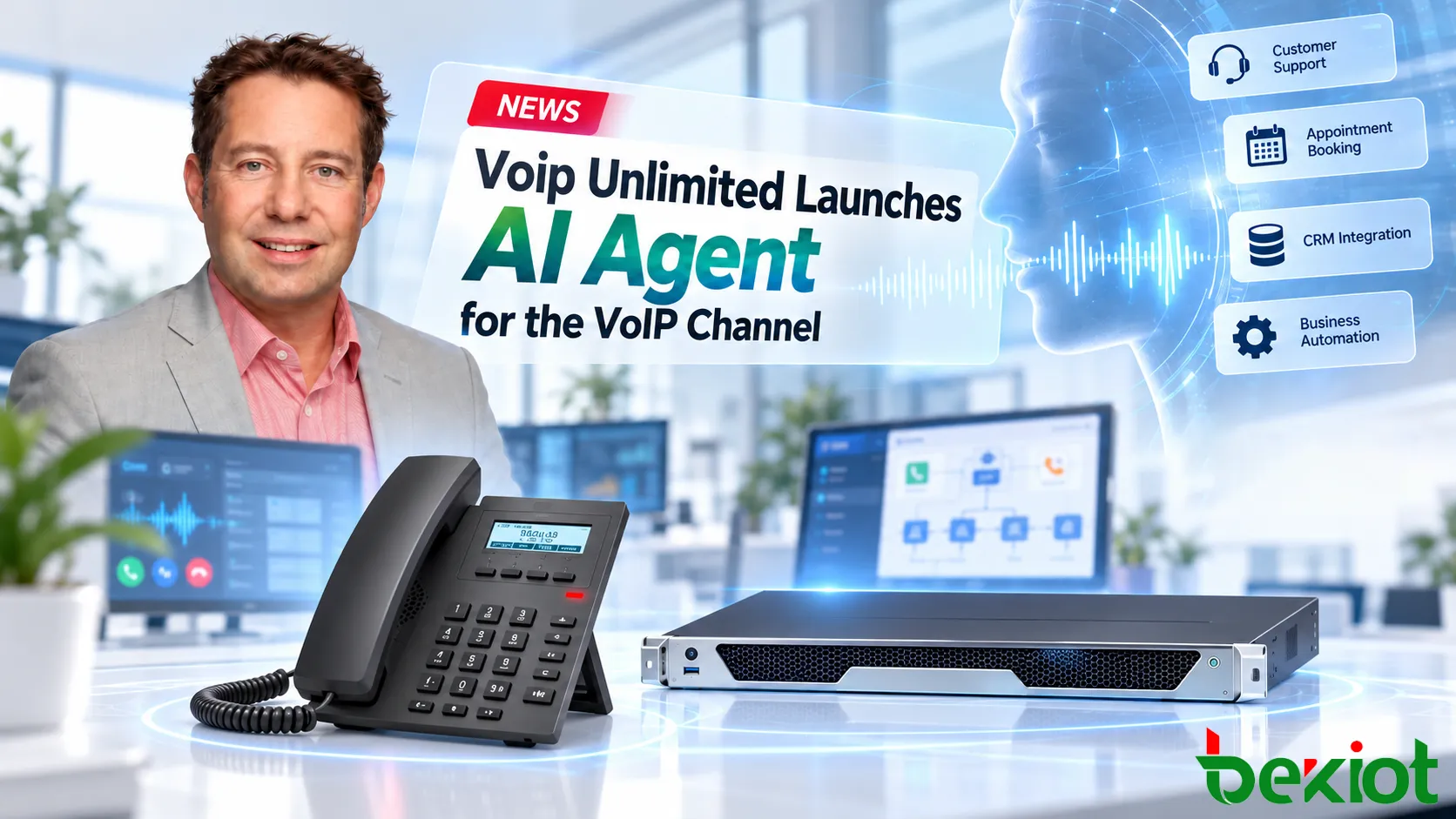 Voip Unlimited 推出 AI Agent，推動 AI 語音服務進入 VoIP 通路
